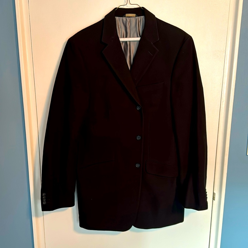 Banana Republic Corduroy Sport Coat Black Blazer 42L